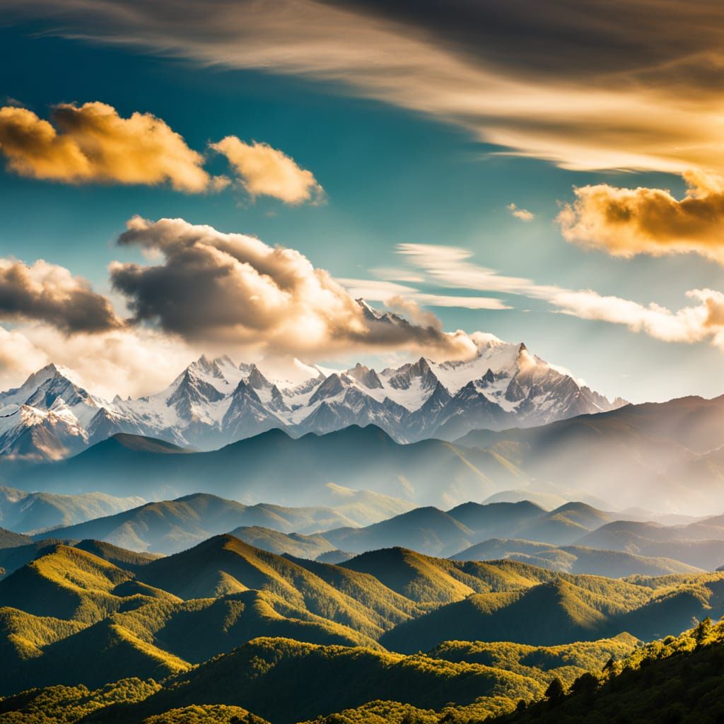 Majestic Andes Mountain Range Landscape Photography