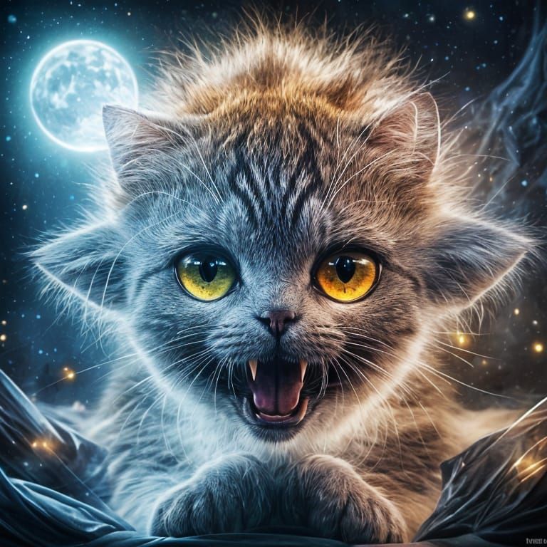 Ethereal Feline Encounter