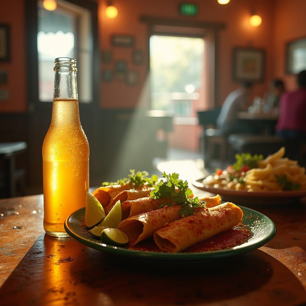 Vibrant Tamales and Mexicoke in a Rustic Mexican Restaurant