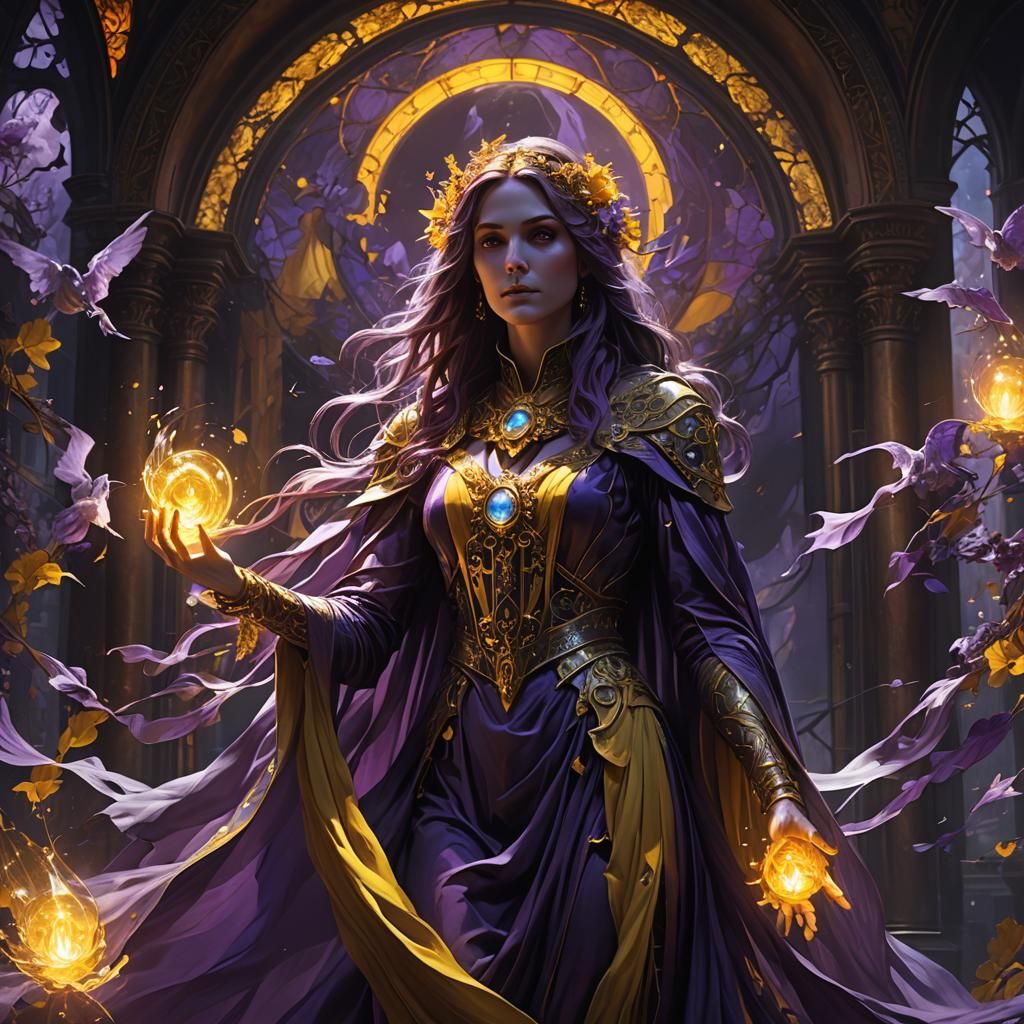 Ethereal Ghost Women in Luminous Silk, Dark Fantasy Art