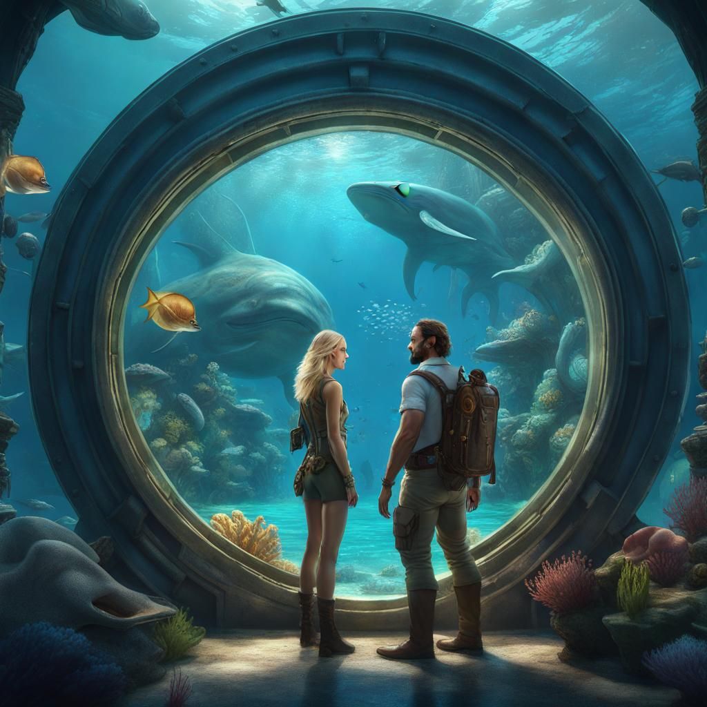 Archeologists Discover Sea Creatures: Dark Fantasy Concept A...