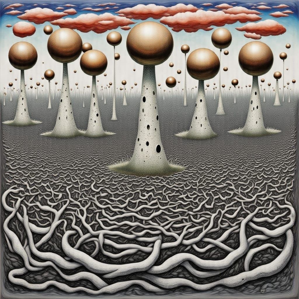 Black Beach and Opal Village Landscape