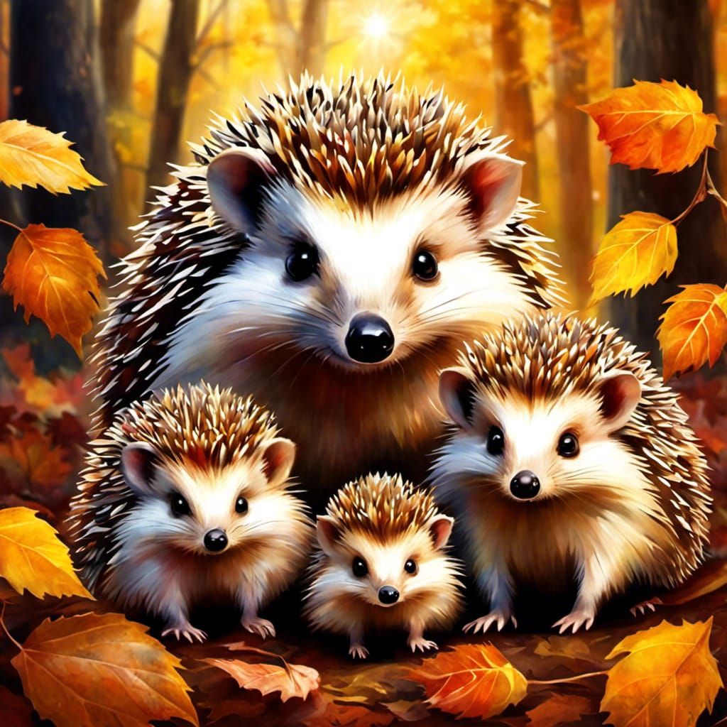 Hedgehog family