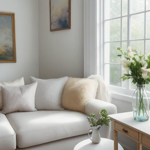 Serene Lhasa Apso Portrait in Watercolor Style