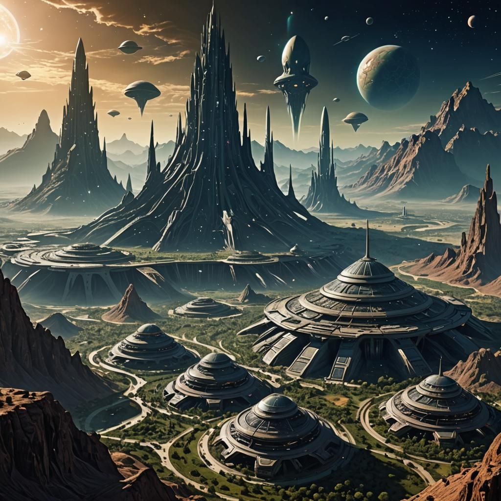Flourishing Alien Civilization at its Peak
