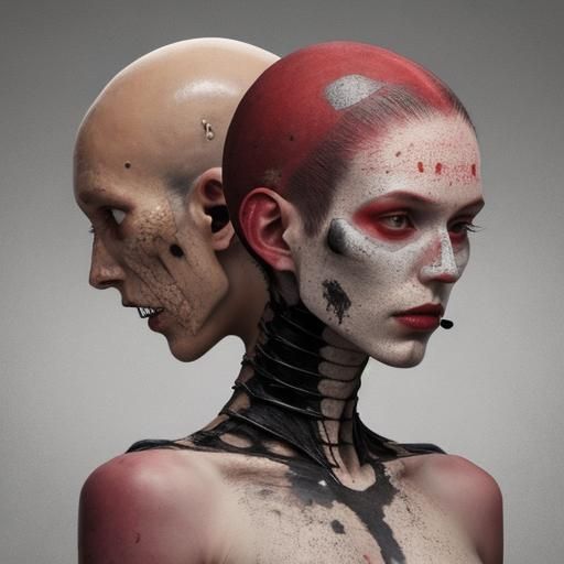 Double Headed Woman: Anatomical Anomaly