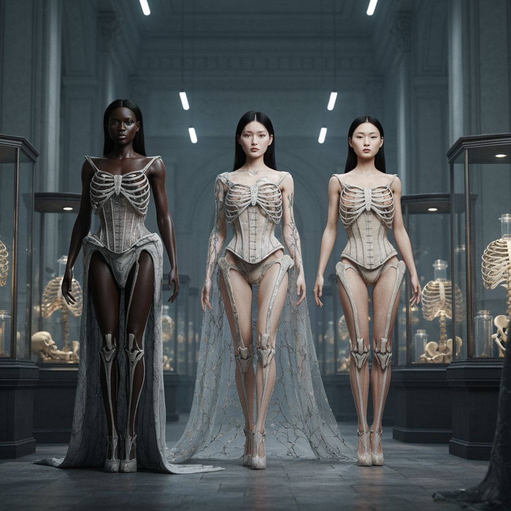 Avant-Garde Fashion Editorial: Diverse Models in Anatomical ...