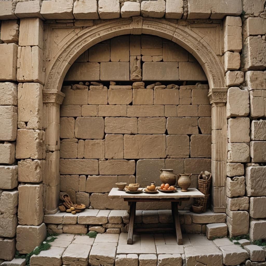 Table by the Window in Ancient Jerusalem