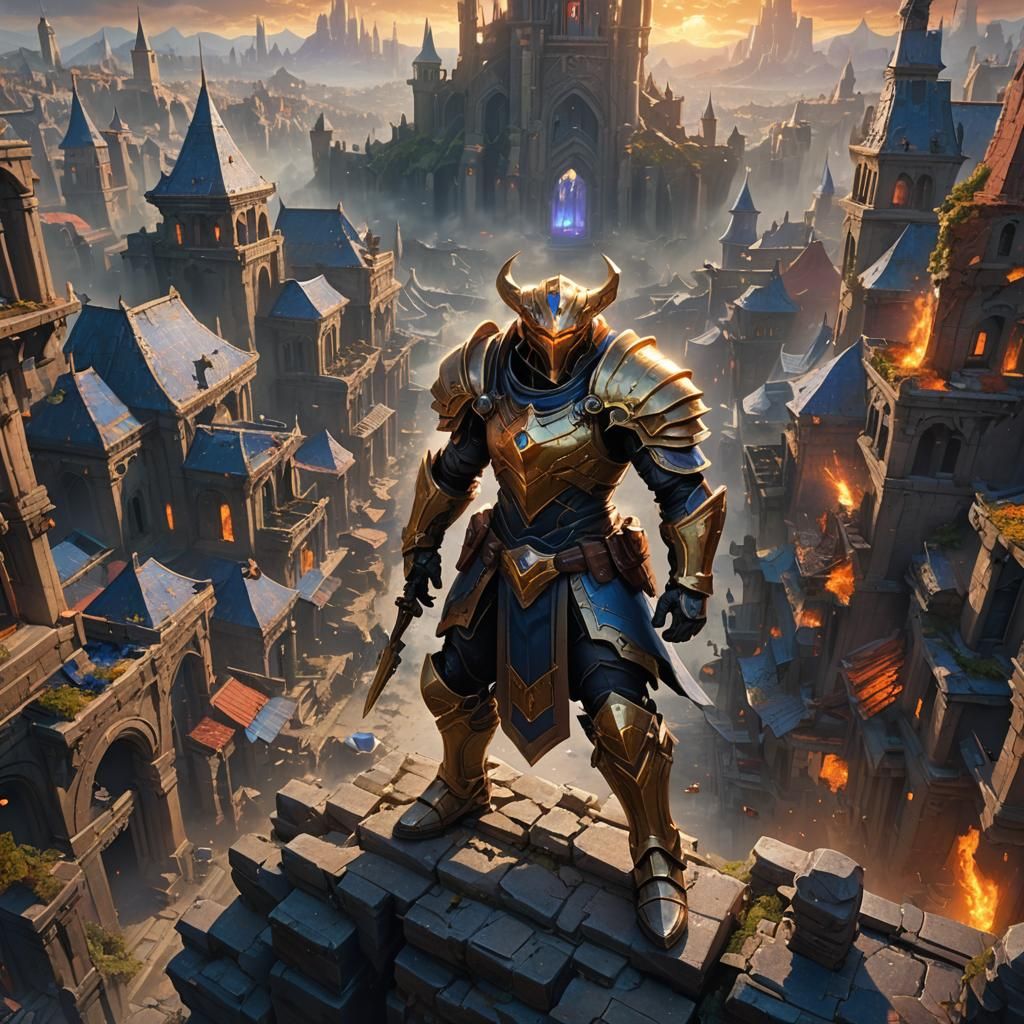 League of Legends Champion Ready for Battle