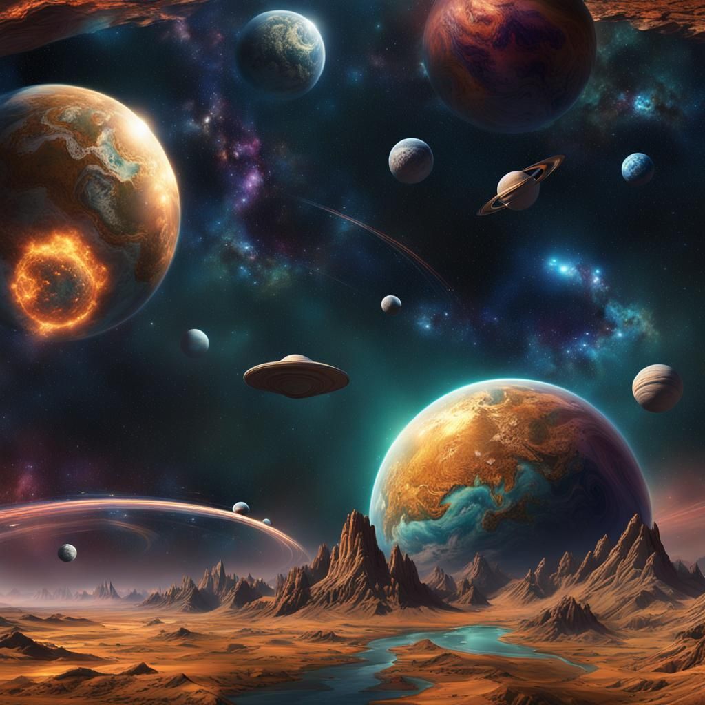 Des millions de planètes