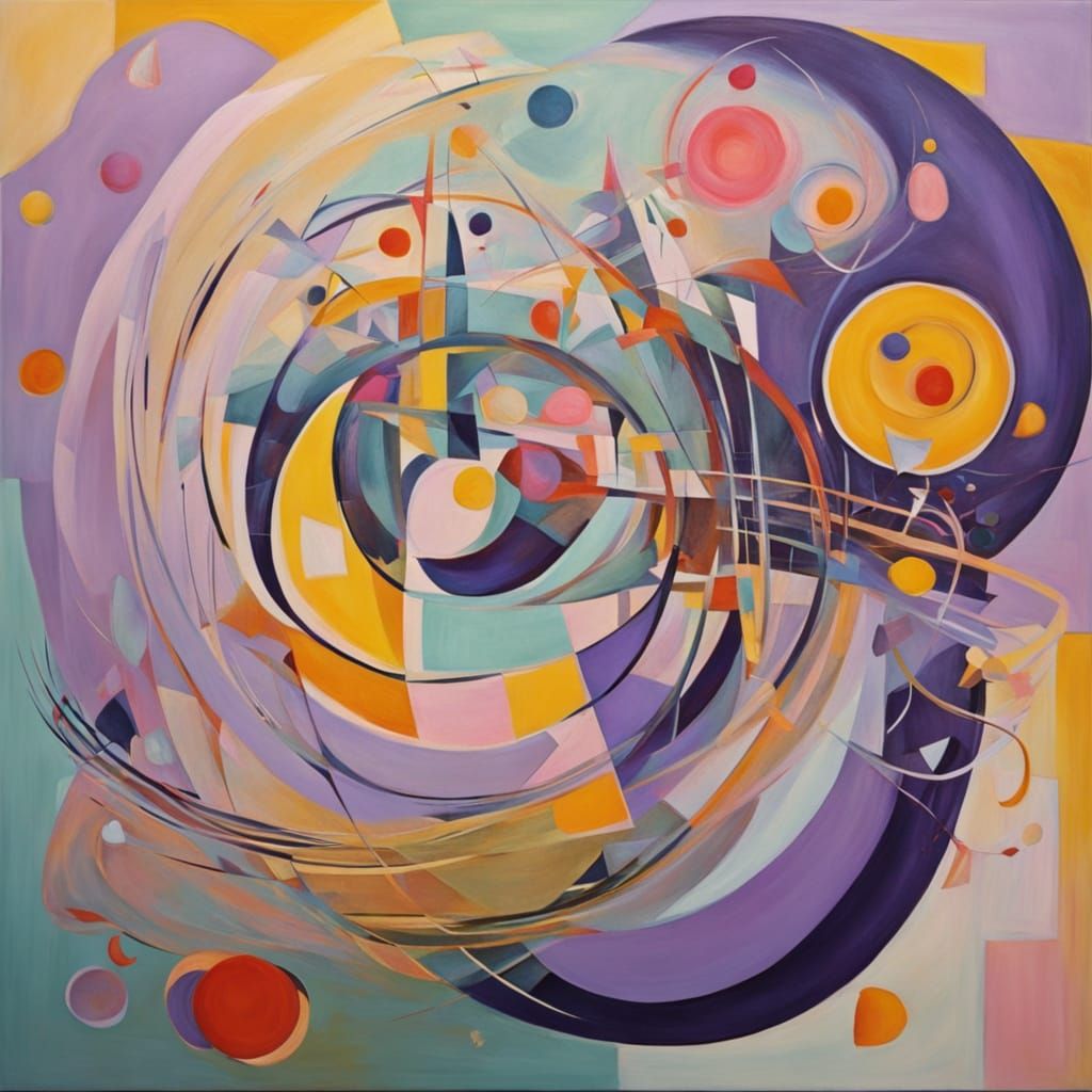 Kandinsky Abstract Art: A Beautiful Mind in Pastel