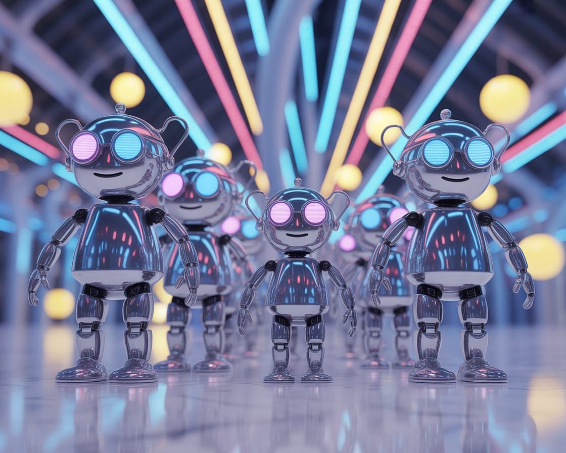 Artitechtural Negativespace Luminodoodleblend Structures wit...