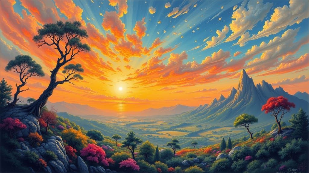 AI Generated Seascape