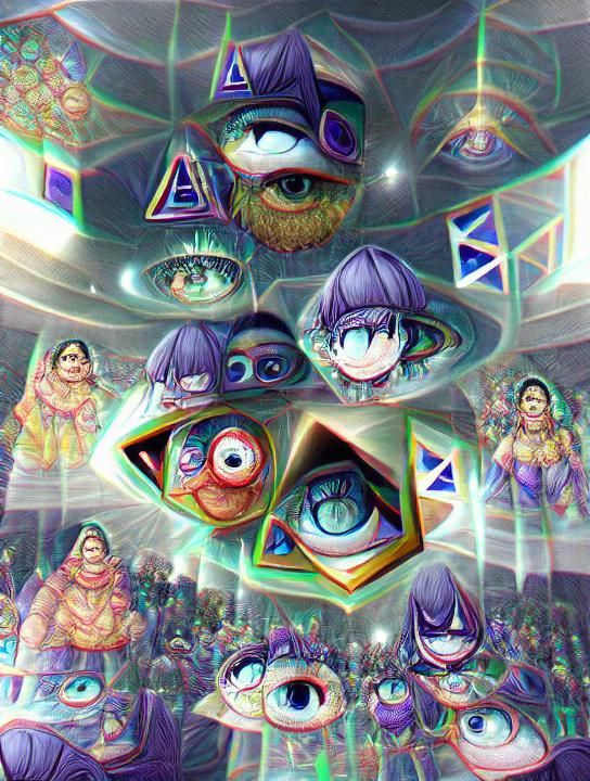 Surreal All-Seeing Dimension Artwork