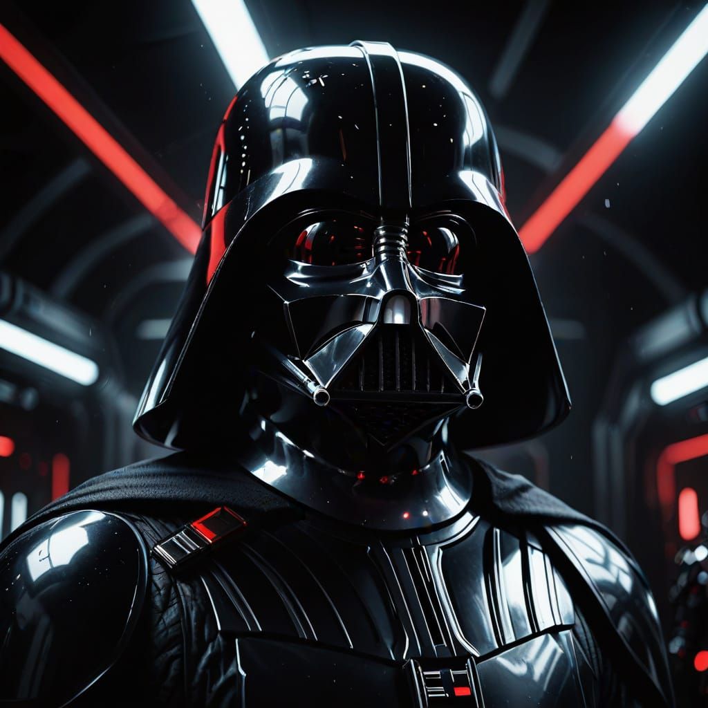 Darth Vader: Hyper-Realistic Cinematic Digital Art