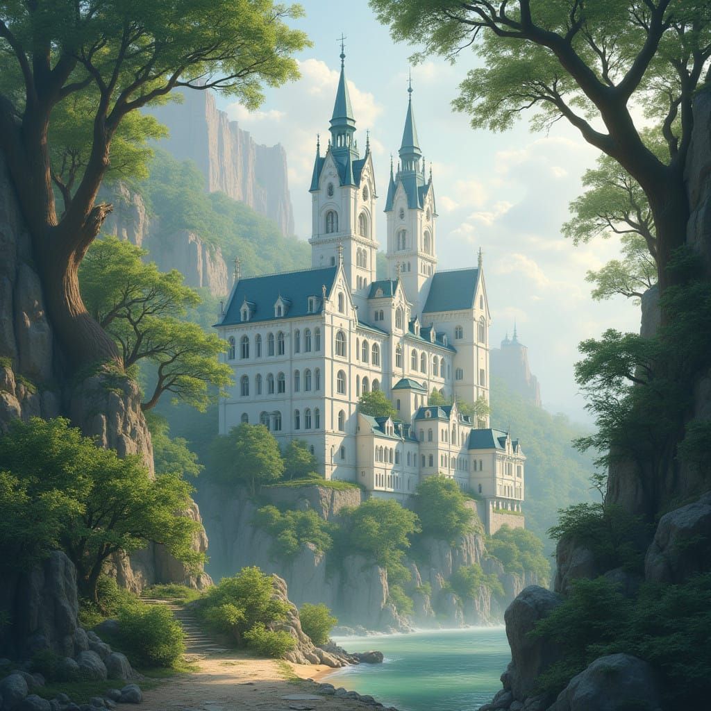 Ethereal City of Whispers in Beaux-Arts Splendor