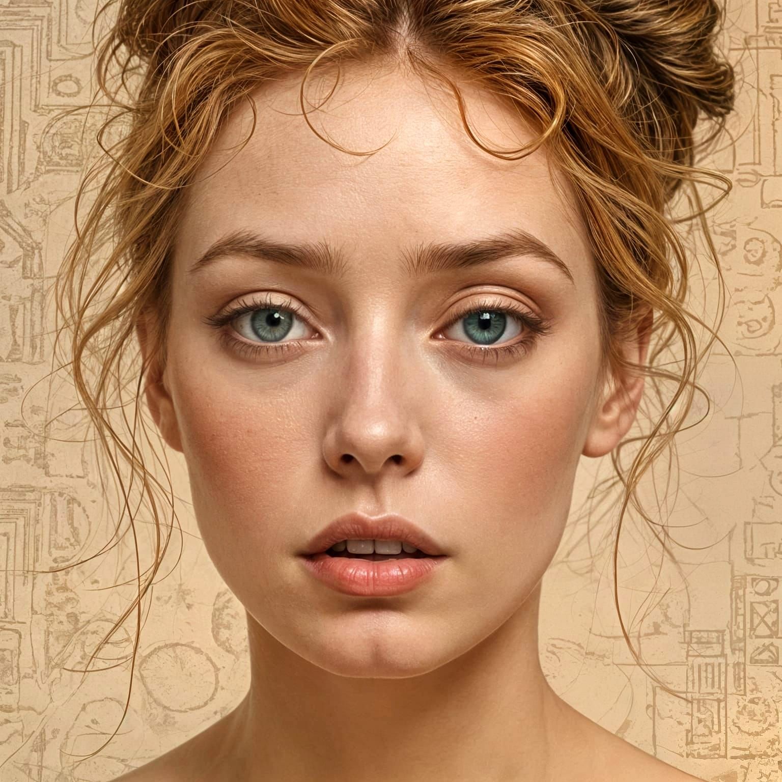 Gorgeous Portrait Inspired by Art Nouveau Masters