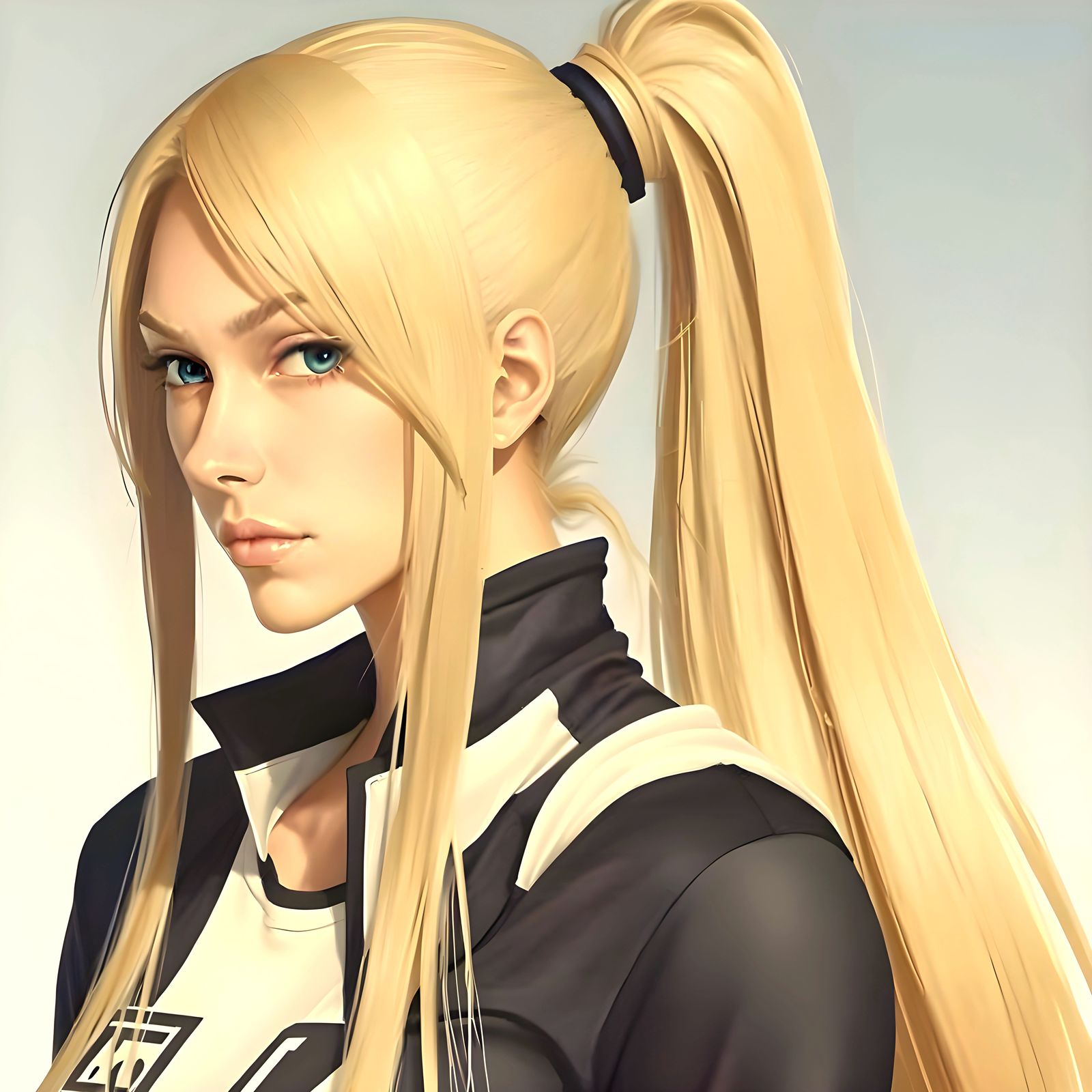 Ethereal Teenage Girl in Vibrant Pop Art Style