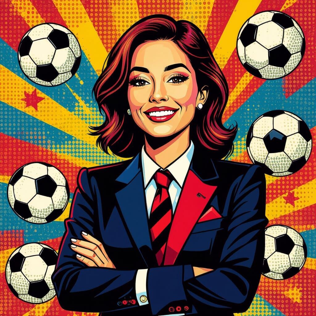Pop Art Accountant in Blackburn Rovers Setting