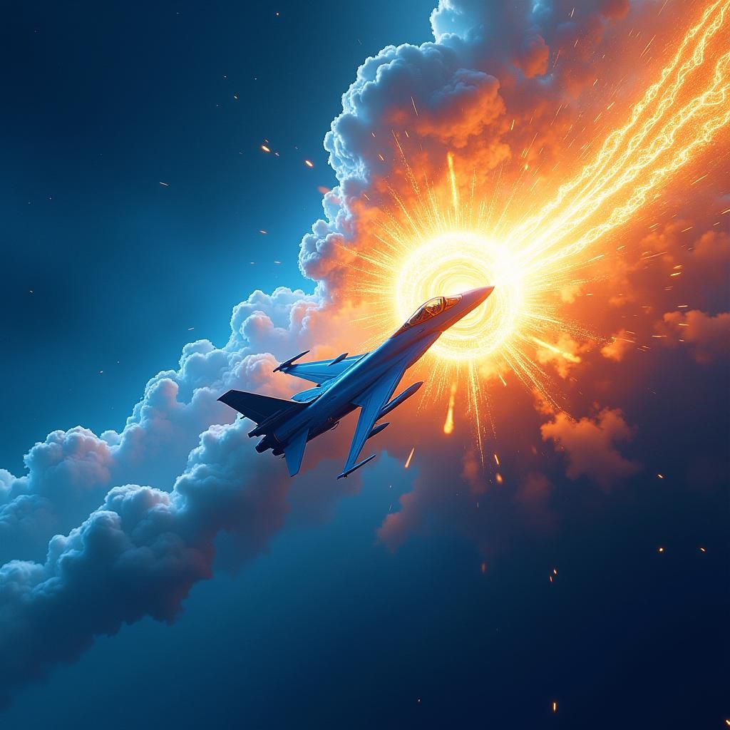 Jet Shatters Sound Barrier in Electric Sonic Boom