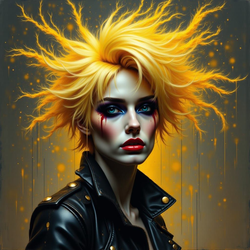 Vibrant Chromatic Explosion in Digital Art