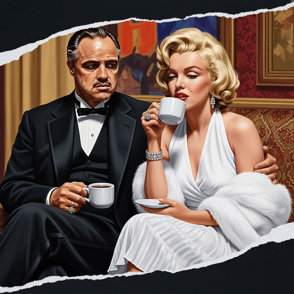 Brando & Monroe: Coffee with Godfather, Movie Poster