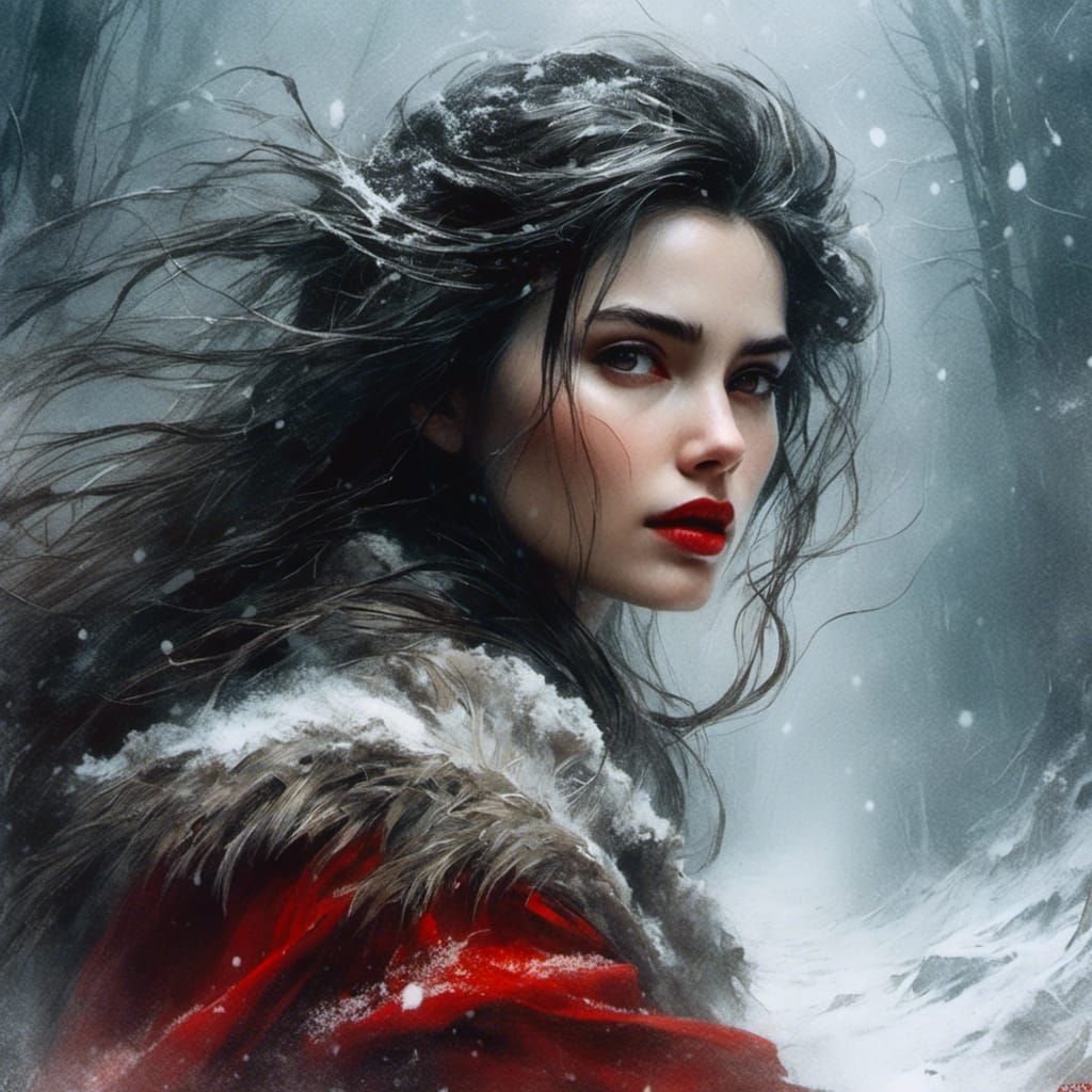 Ana de Armas as Elegant Princess, Macabre Fantasy