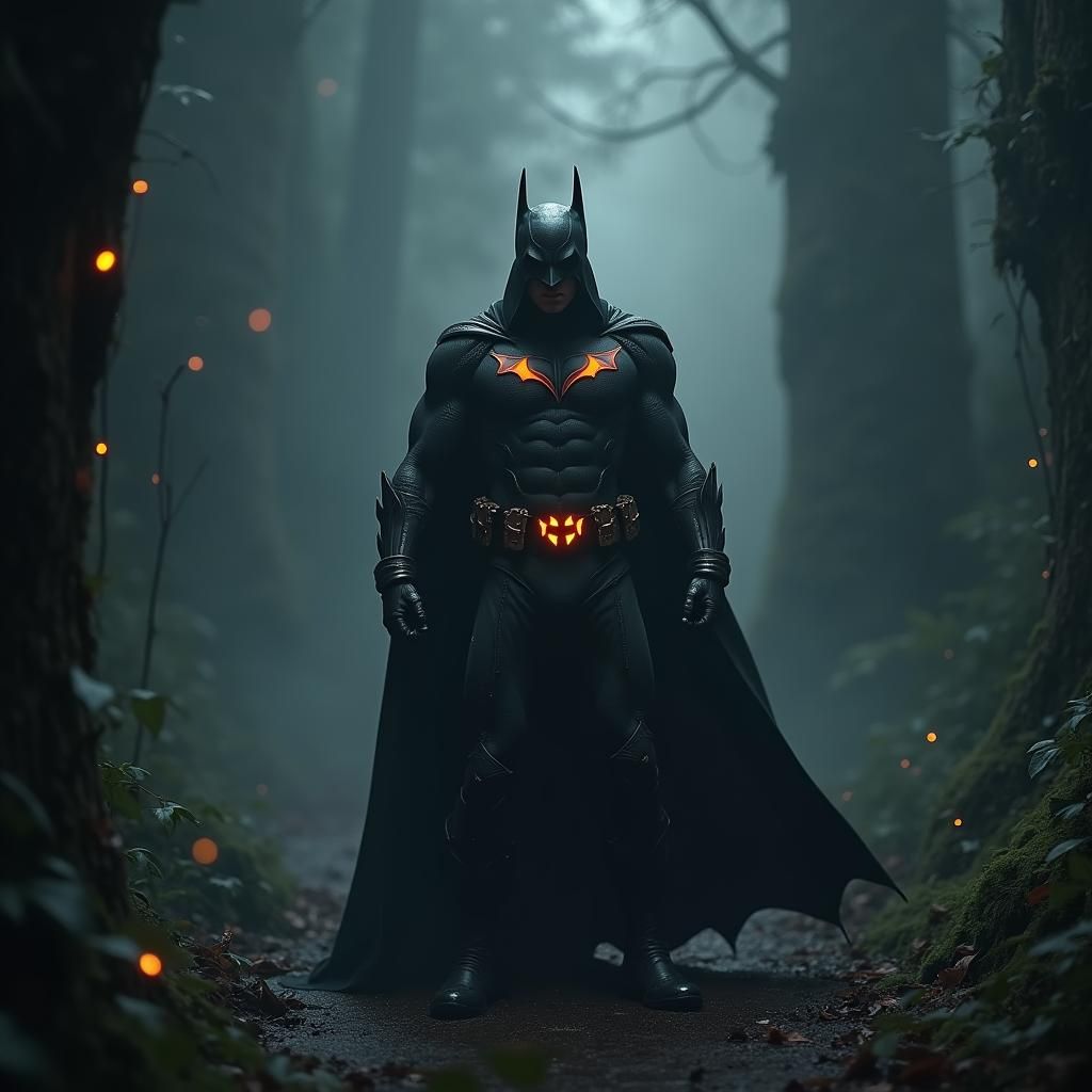 Assassin's Creed Batman in Mystical Dark Realm