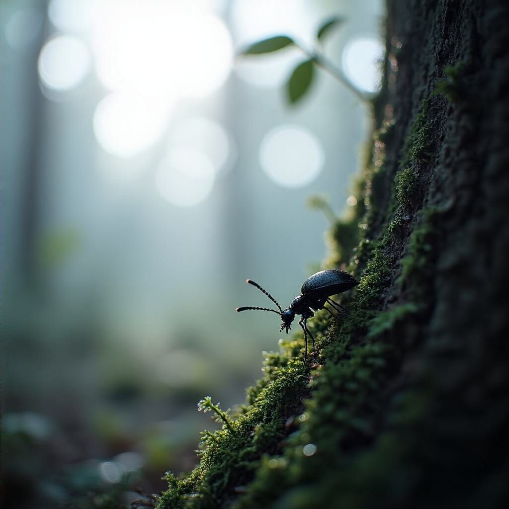 Grimdark Photography with Natural Bokeh Lighting