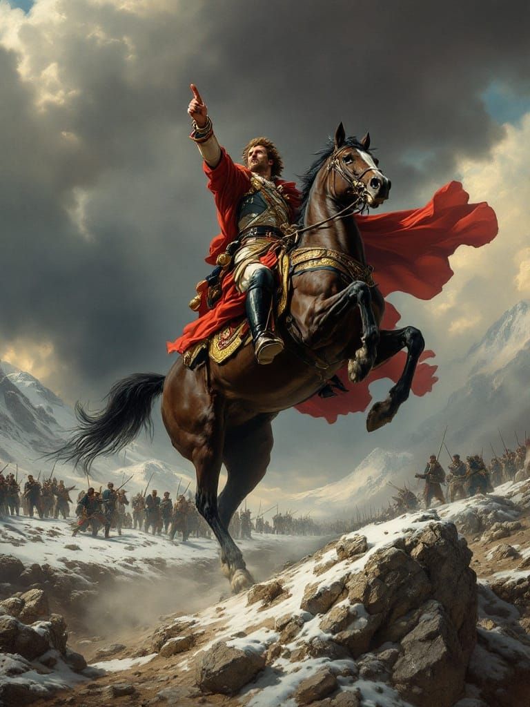 Epic Alpine Commander Conquers the Stormy Skies