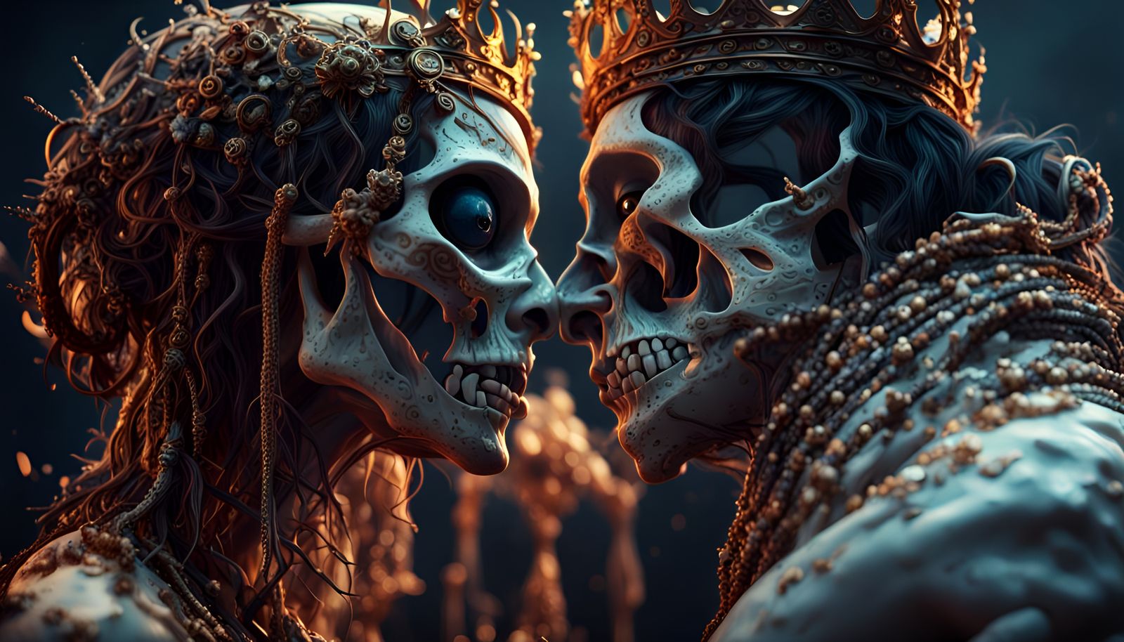 King of Death and Queen of Life in Love