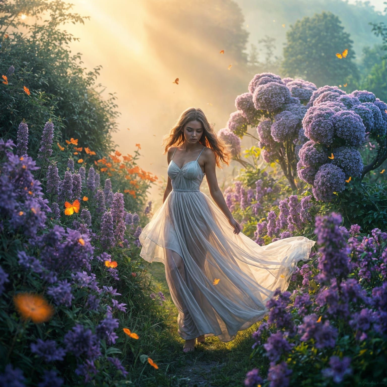 Lavender and Fireflies