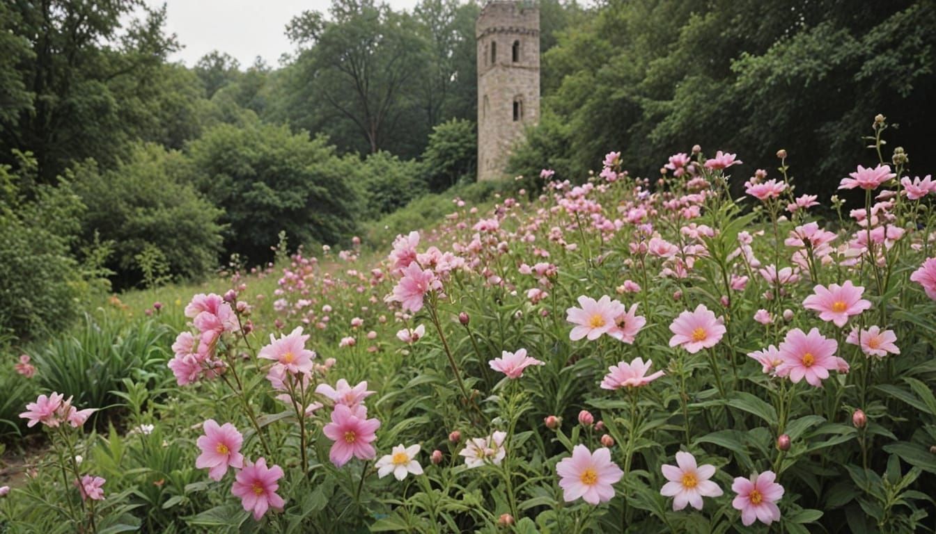 Surreal Paradise Blooms in Ethereal Beauty