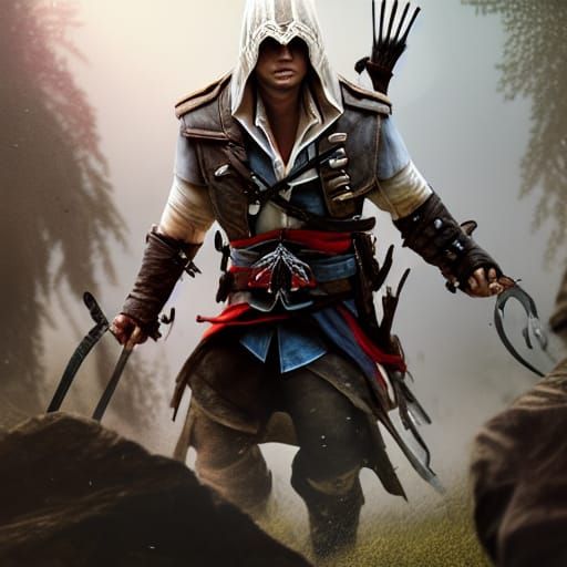 Eddie Spears as a Stealthy Assassin in a Fantastical Realm