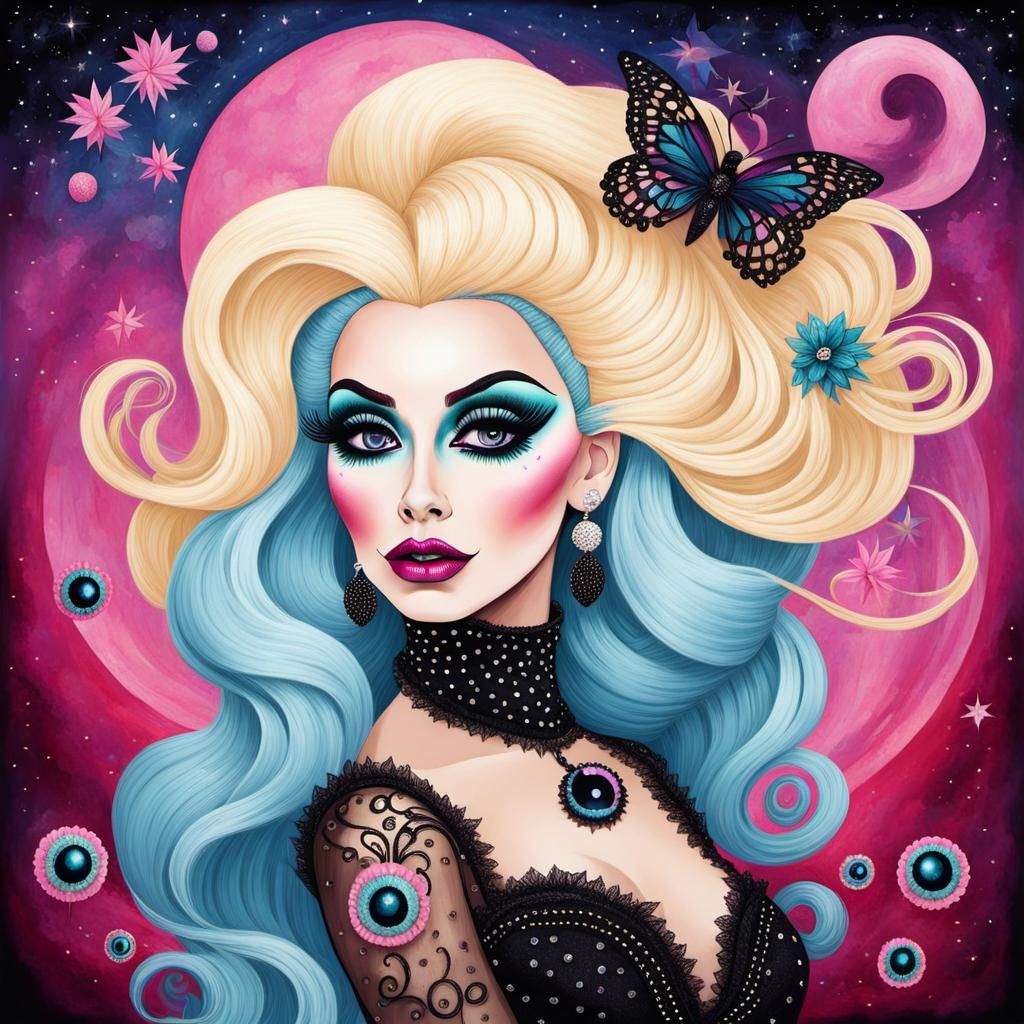 Surreal Portrait of a Drag Queen