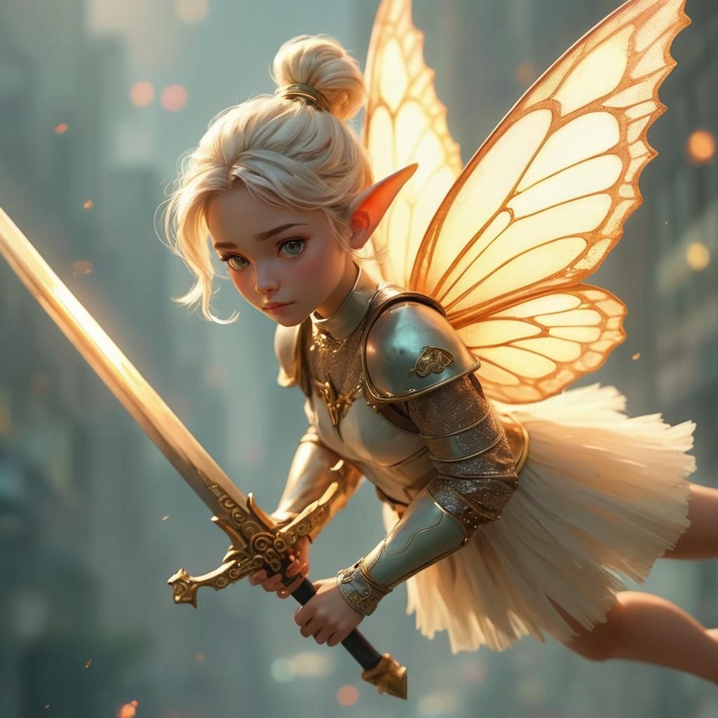 Young Woman Portrait in Hyperrealistic Style