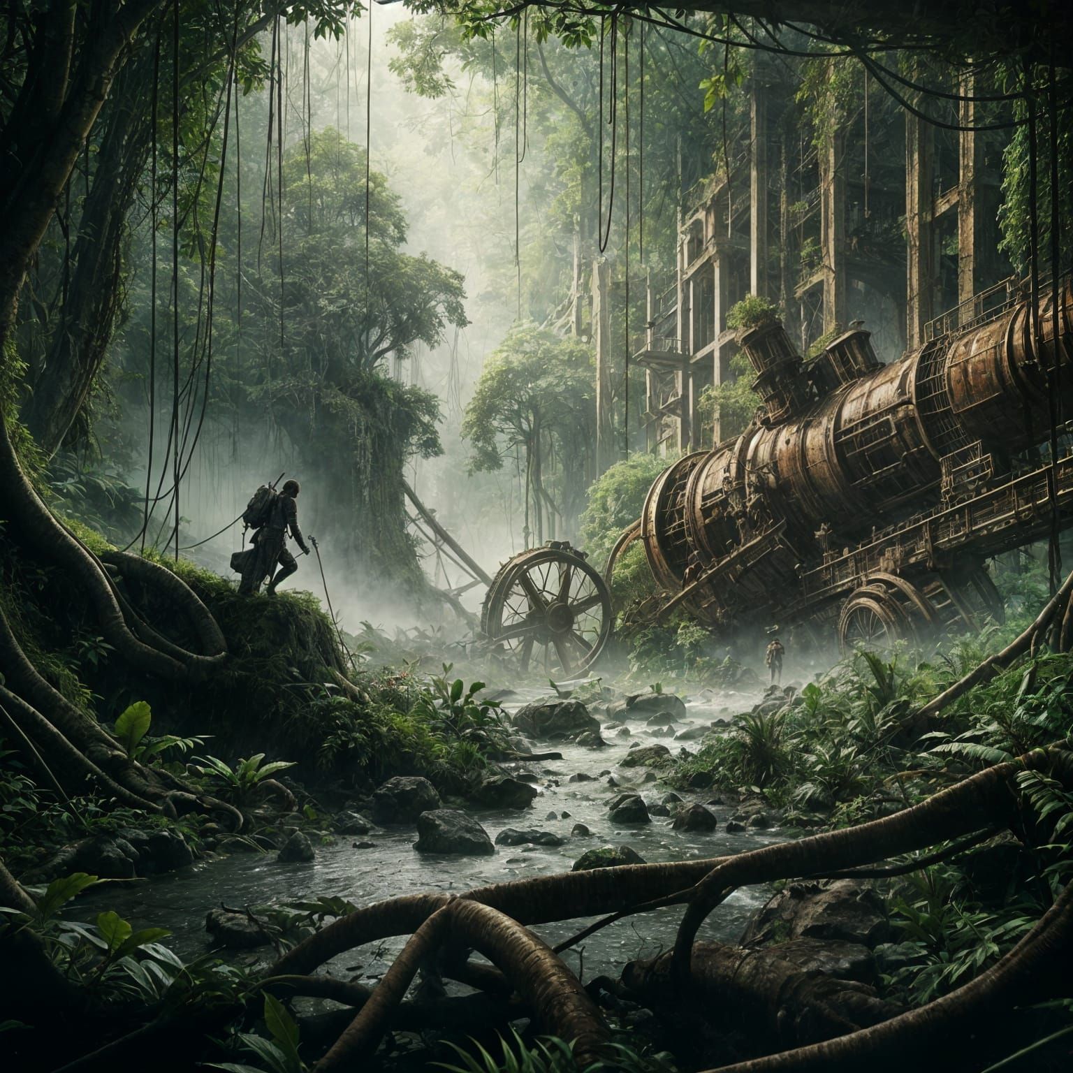 Jungle Explorer Finds Lost Steampunk City
