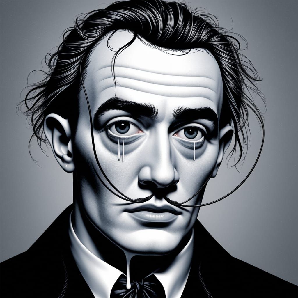 Surreal Portrait of a Mysterious Gentleman