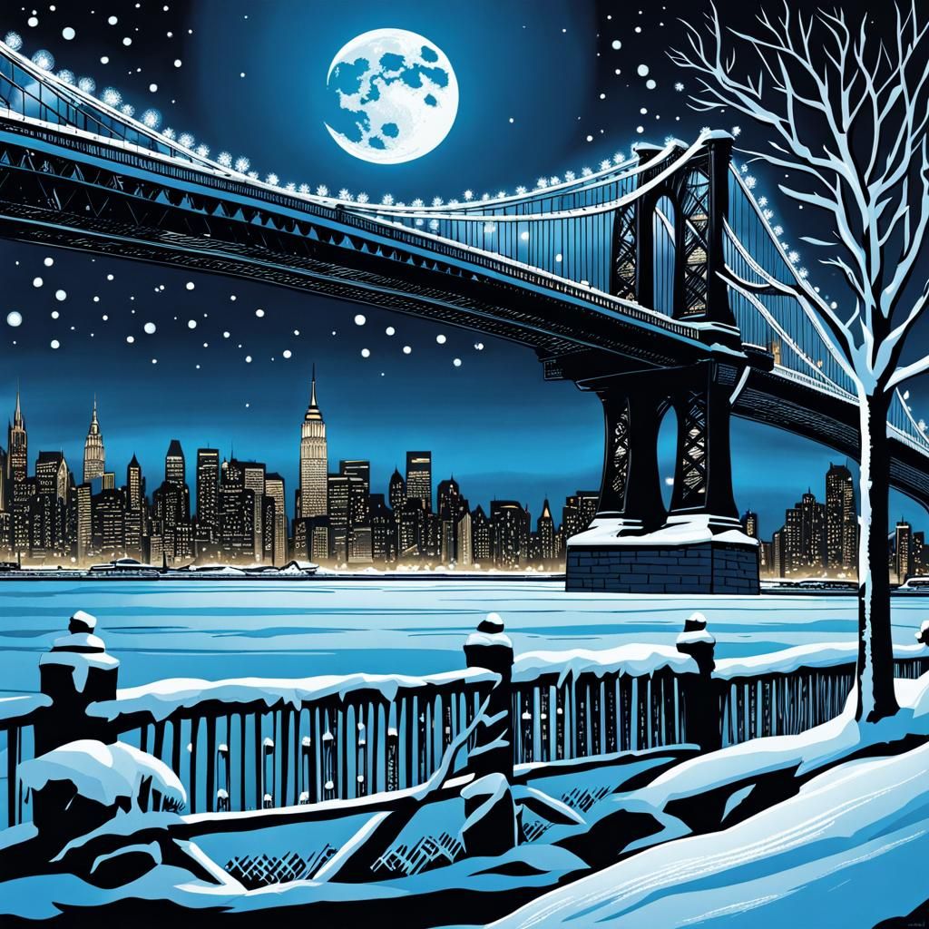 Frozen East River: A Winter Graphic Novel