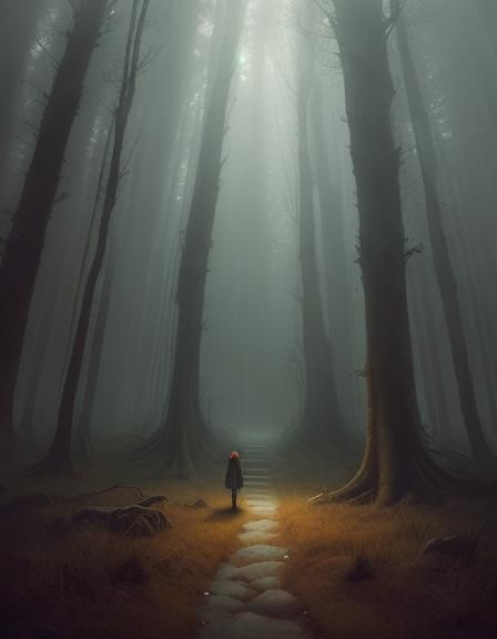 Fantasy Elf in Mystical Forest: Hyper-Realistic Art