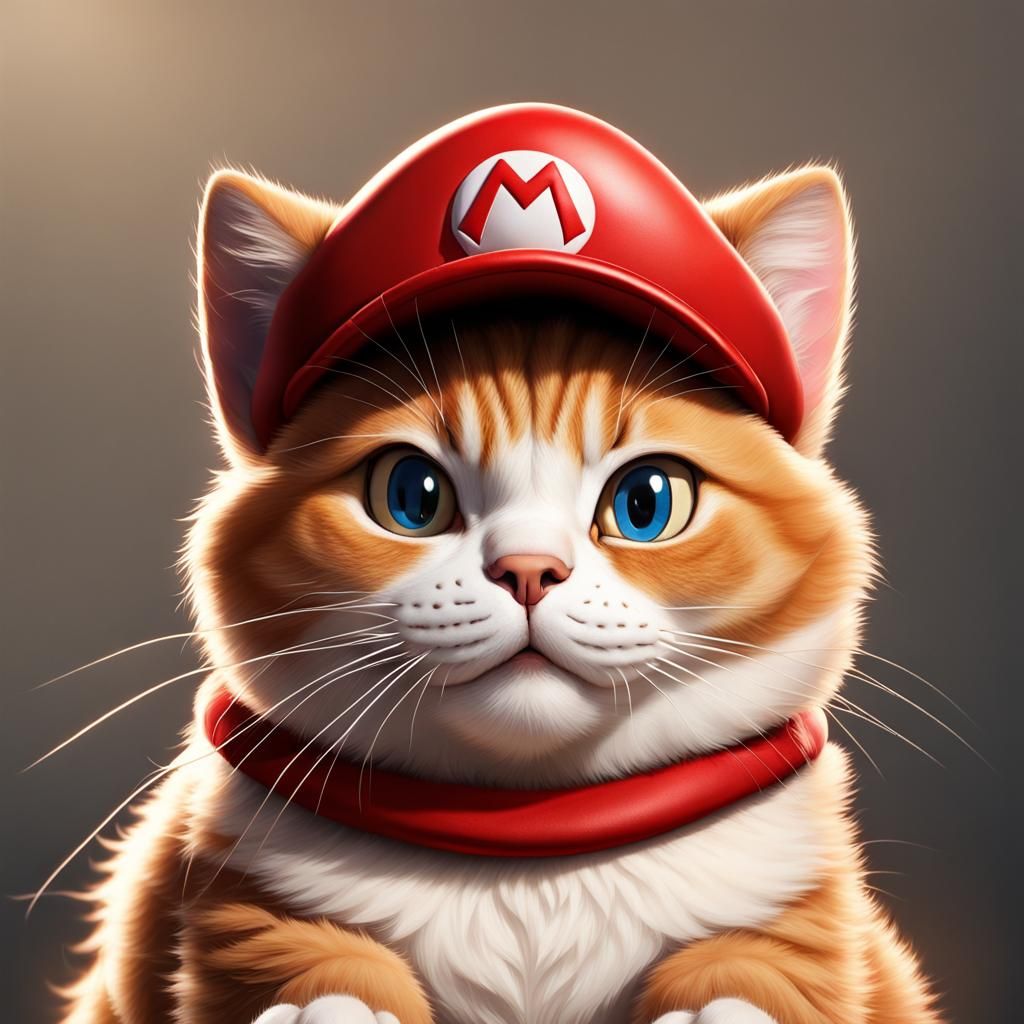 Cat Mario: A Whimsical Nintendo Mashup