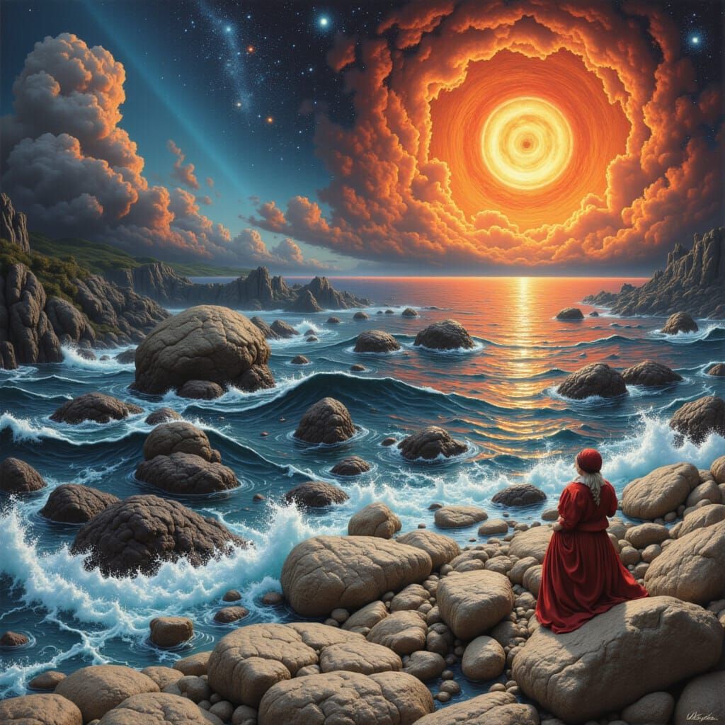 Space 1999 Inspired Sci-Fi Scene