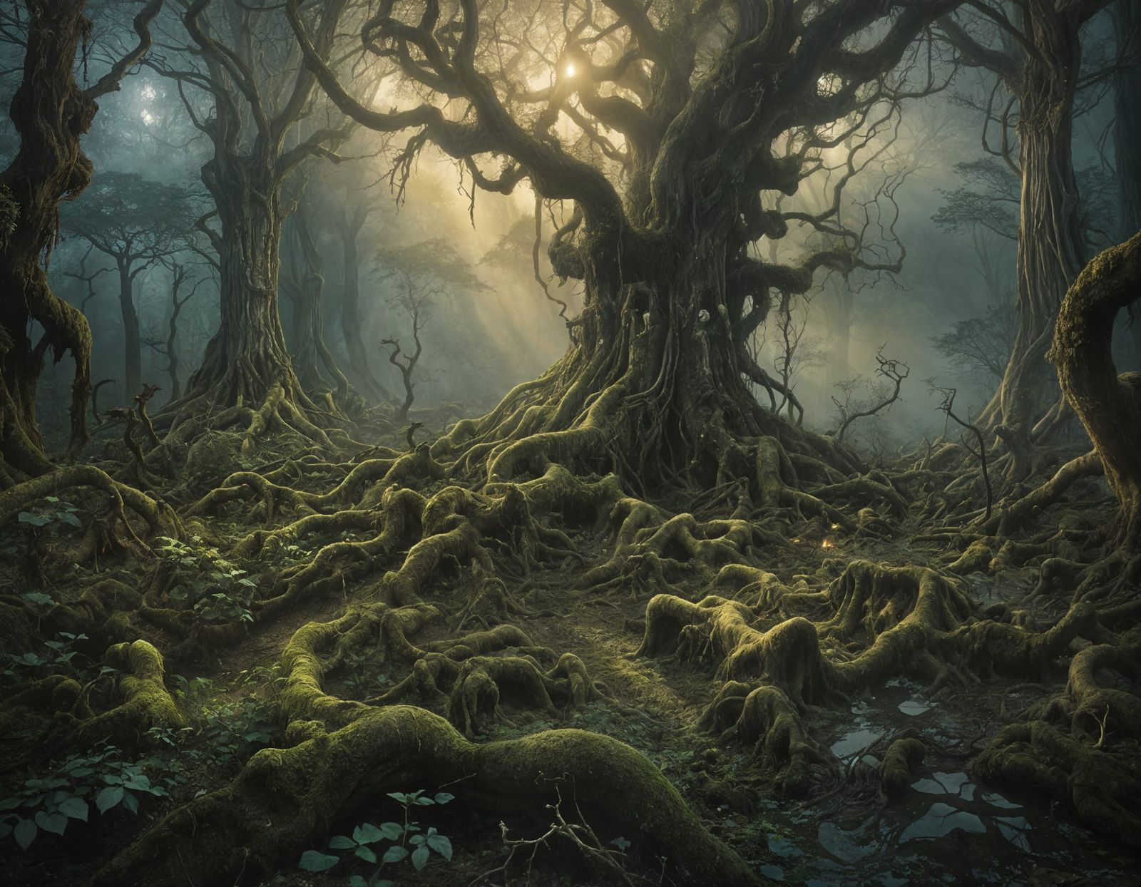 Mystical Cathedral of Gnarled Trees