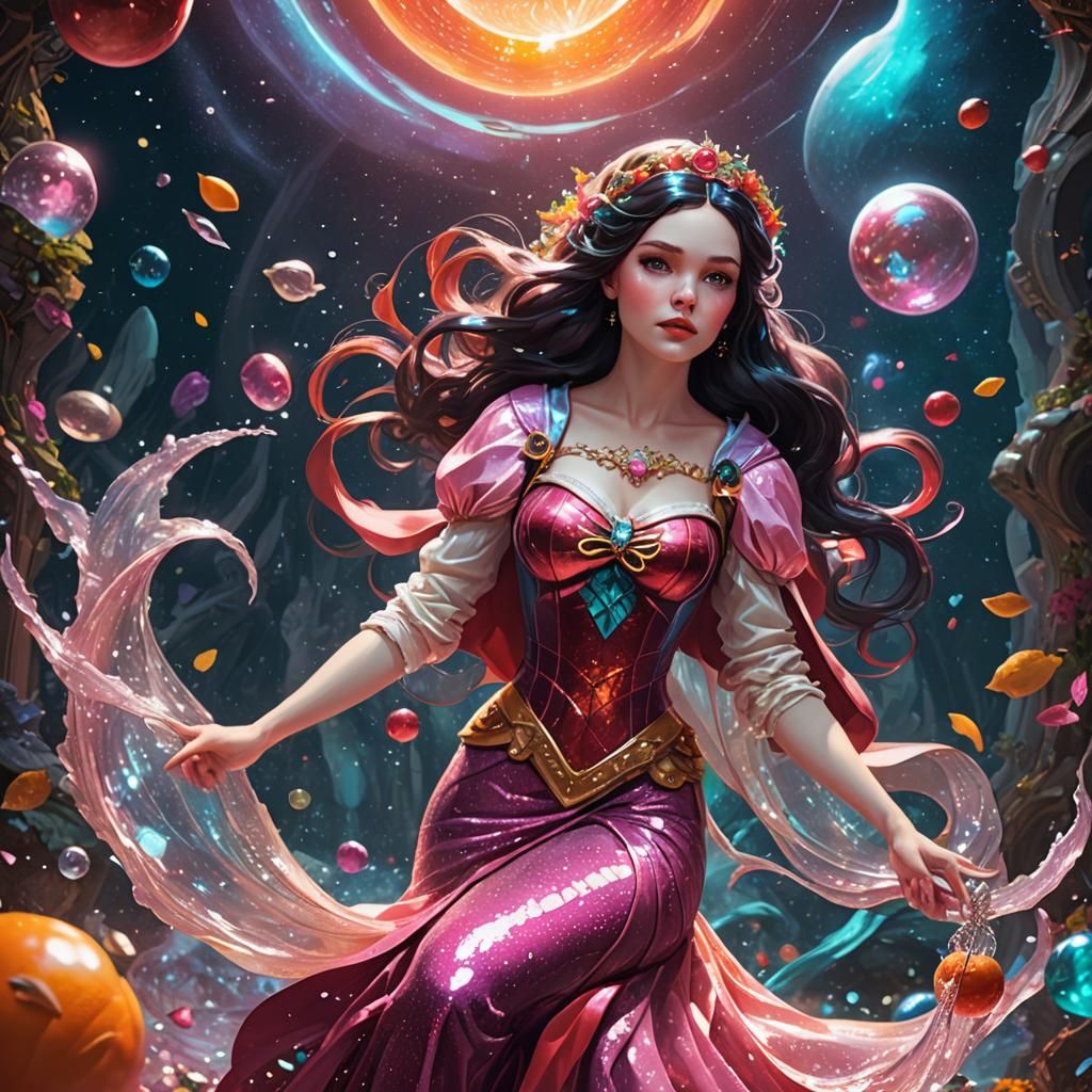 Snow White and Red Riding Hood Space Mermaids