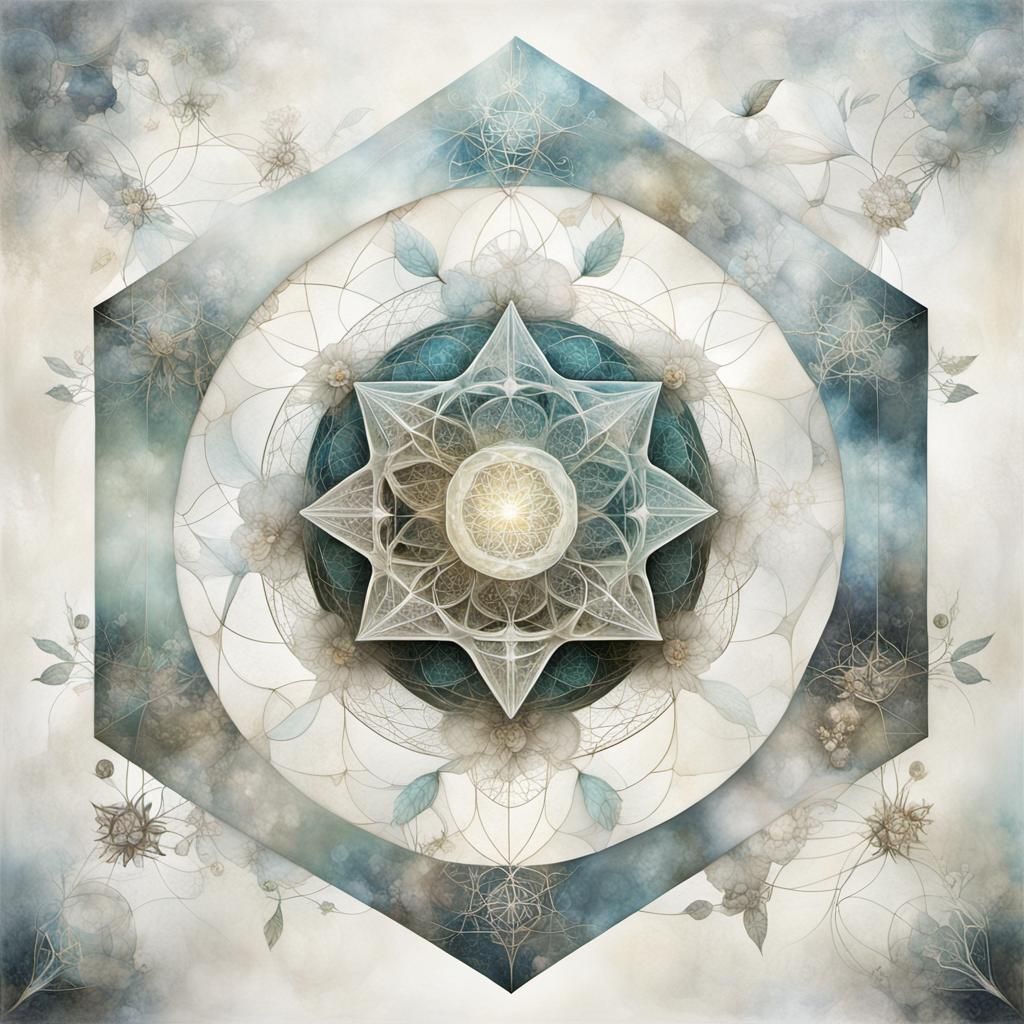 8 pointed Star inside Hexagon