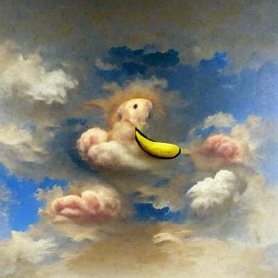 Banana in the Sky: A Renaissance Painting