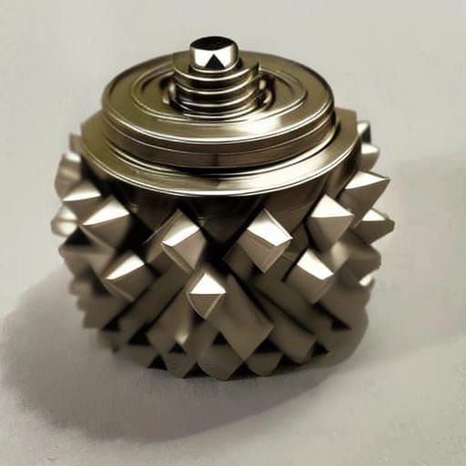 Spikes and Chevrons Spiral Pattern