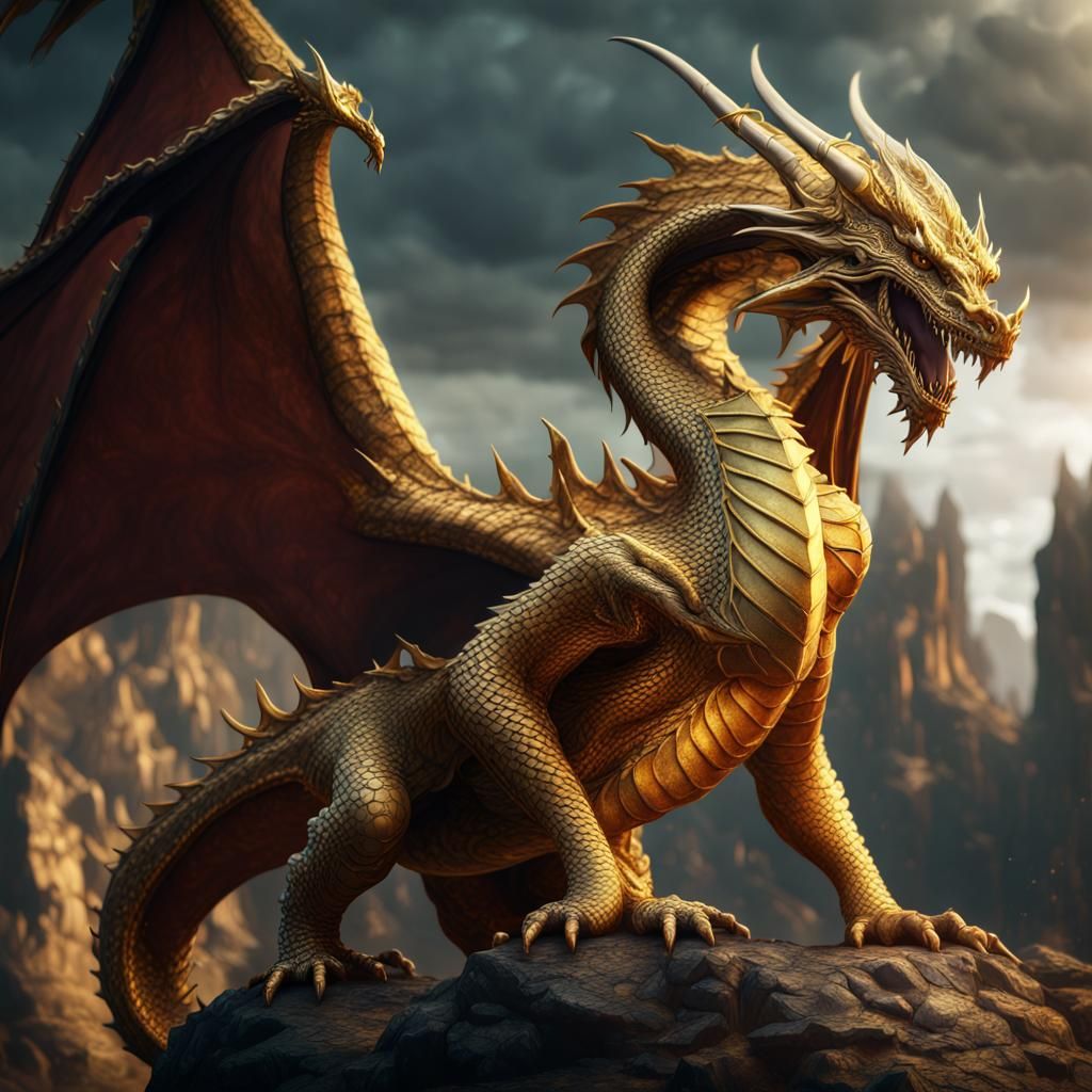 Gold dragon