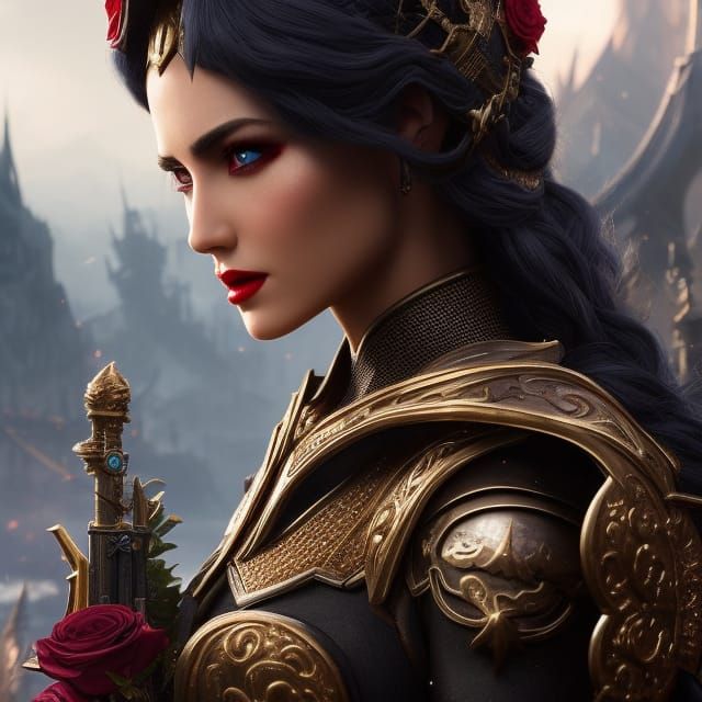 Valkyrie Portrait in Anne Stone Style