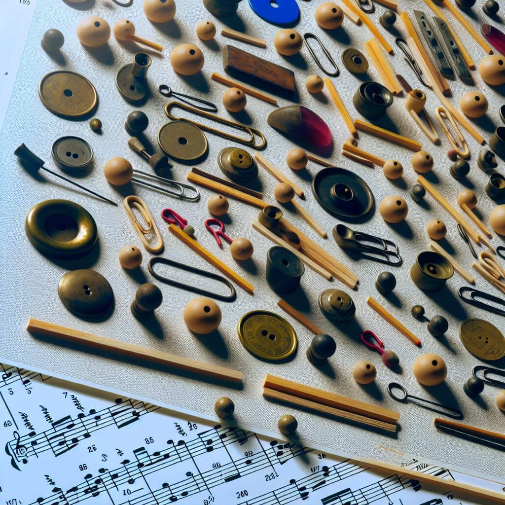Experimental Music Notation as Knolling Graphic Score